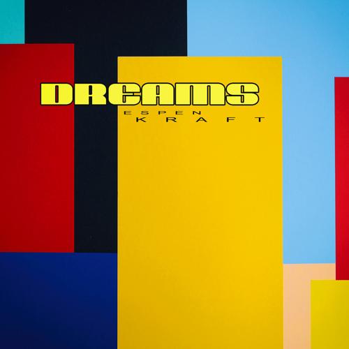 Album art: Dreams. It is as if Piet Mondrian painted an album cover. Overlapping rectangles; solid, saturated colors.